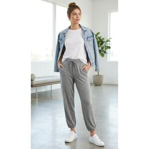 SPANX AirEssentials Jogger Pants Grey Soft Athleisure Lounge 50715R XL